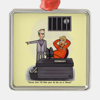 Donald Trump Metall Ornament