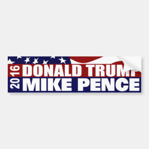 Donald Trump Mike encentmyntval 2016 Bildekal