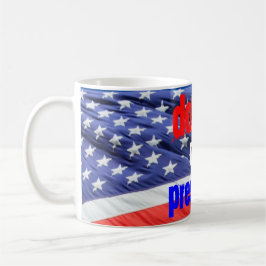Donald Trump Min president, Val 2016 Kaffemugg