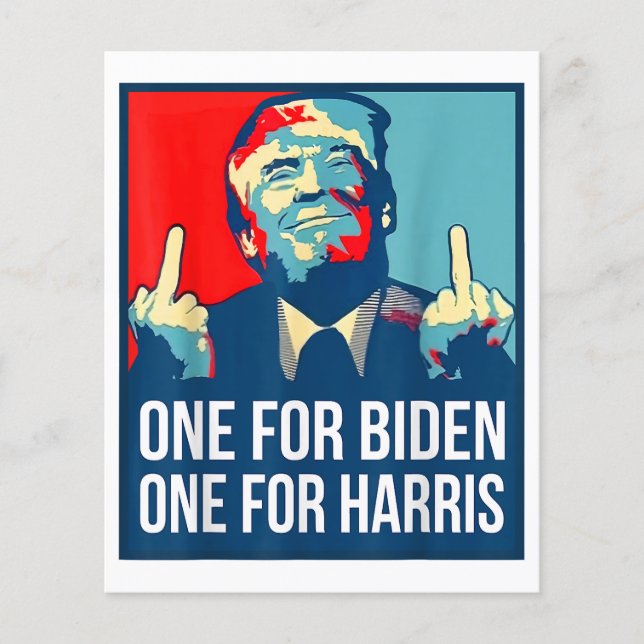 Donald Trump Mitten Finger Biden Harris America Re (Framsida)
