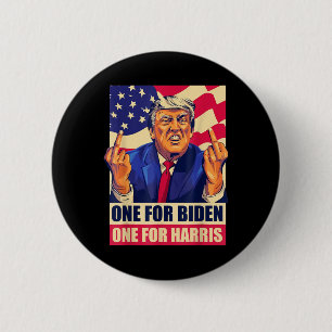 Donald Trump Mitten Finger Biden Harris America Re Knapp