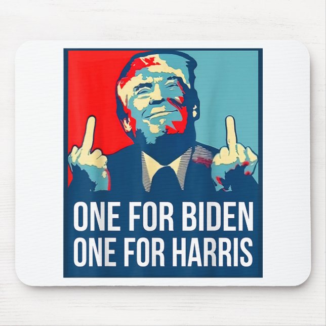 Donald Trump Mitten Finger Biden Harris America Re Musmatta (Framsidan)