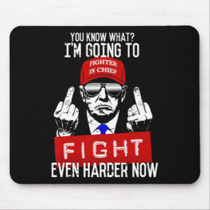 Donald Trump Mitten Finger Vänd av Pro Republ Musmatta
