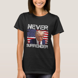 Donald Trump Mugg Shot Aldrig-utlämning 2024 T Shirt