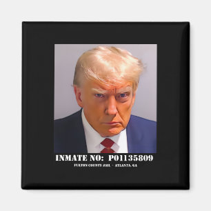 Donald Trump Mugg Shot Magnet