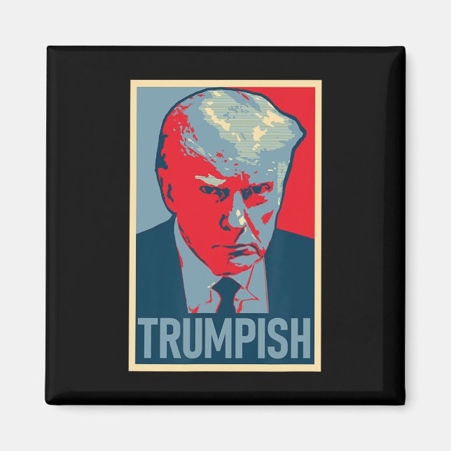 Donald Trump Mugg Shot Magnet (Framsidan)