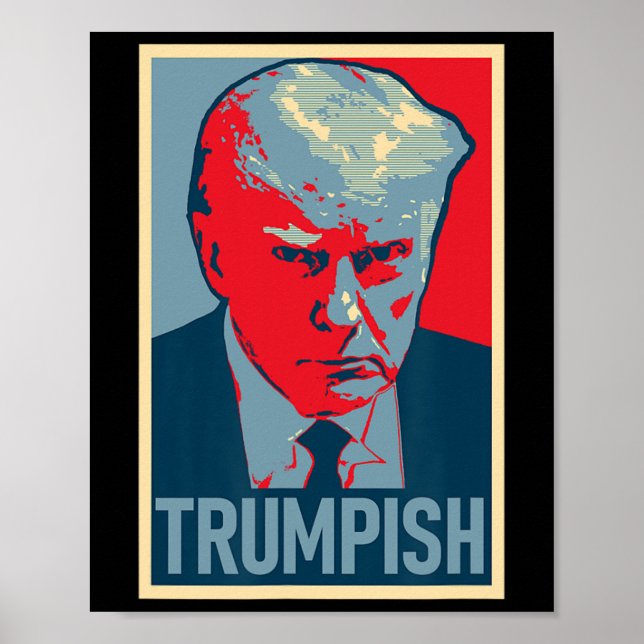 Donald Trump Mugg Shot Poster (Framsidan)