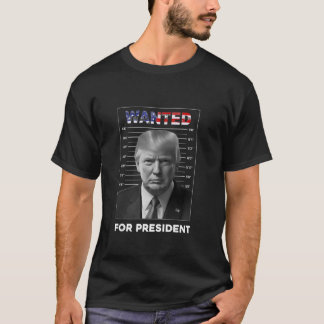 Donald Trump Mugg Shot ville ha USA:s president 20 T Shirt