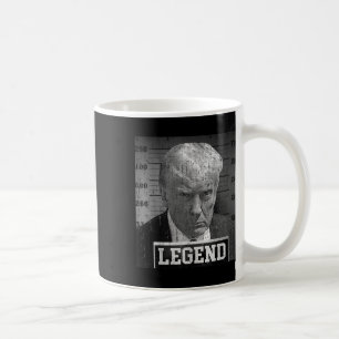 Donald Trump Mugshot 2024 Not Guilty Supporter Kaffemugg