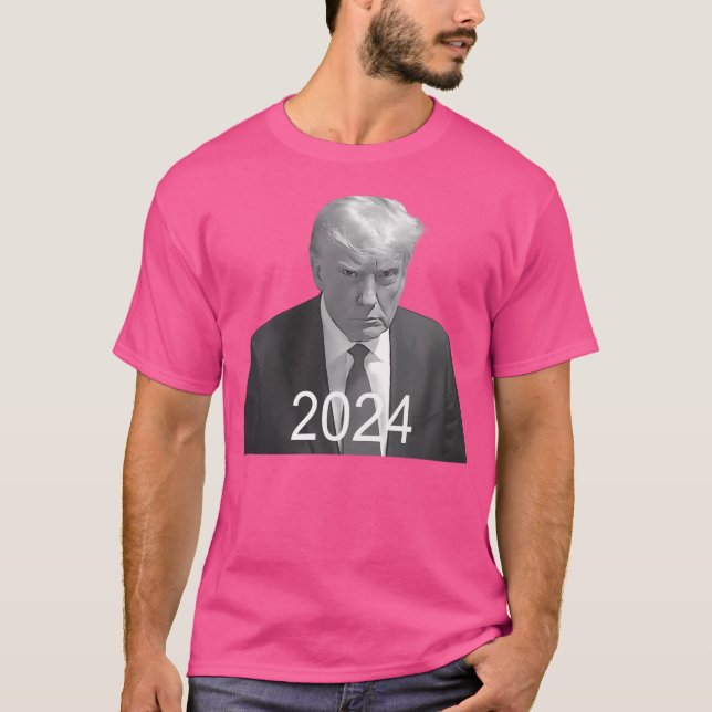 Donald Trump Mugshot 2024 T Shirt (Framsida)