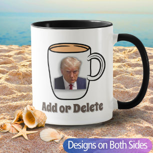 Donald Trump Mugshot Anpassningsbar Text Policy No Mugg