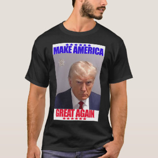 Donald Trump Mugshot Gör Amerika Underbart igen T Shirt