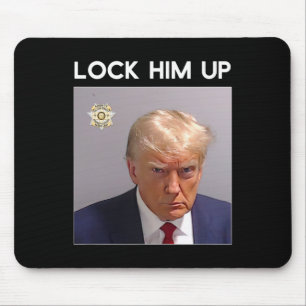 Donald Trump Mugshot låck upp honom uppTrump Mugg Musmatta