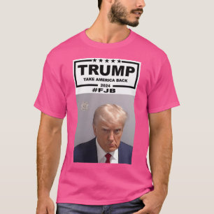 Donald Trump Mugshot Ta Amerika tillbaka 2024 T Shirt