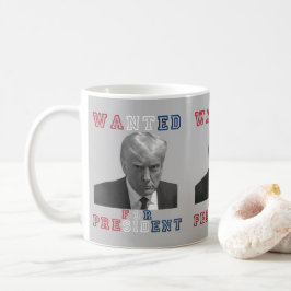 Donald Trump Mugshot ville ha president 2024 Kaffemugg