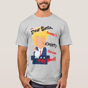 Donald Trump Naught Ansikte Mask T Shirt