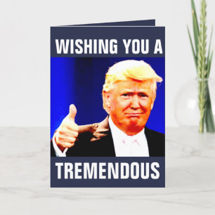 DONALD TRUMP NEW YEARS GREETTE CARDS HELGKORT