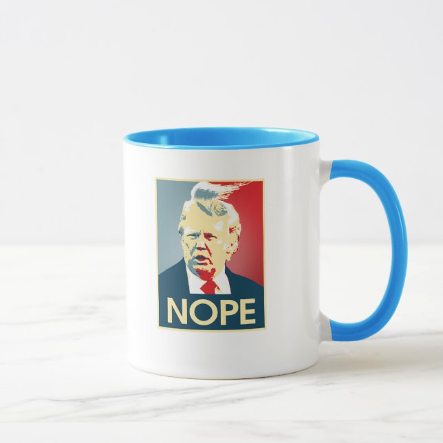 Donald Trump NOPE -- Anti-Trumf 2016 - Mugg (Höger)