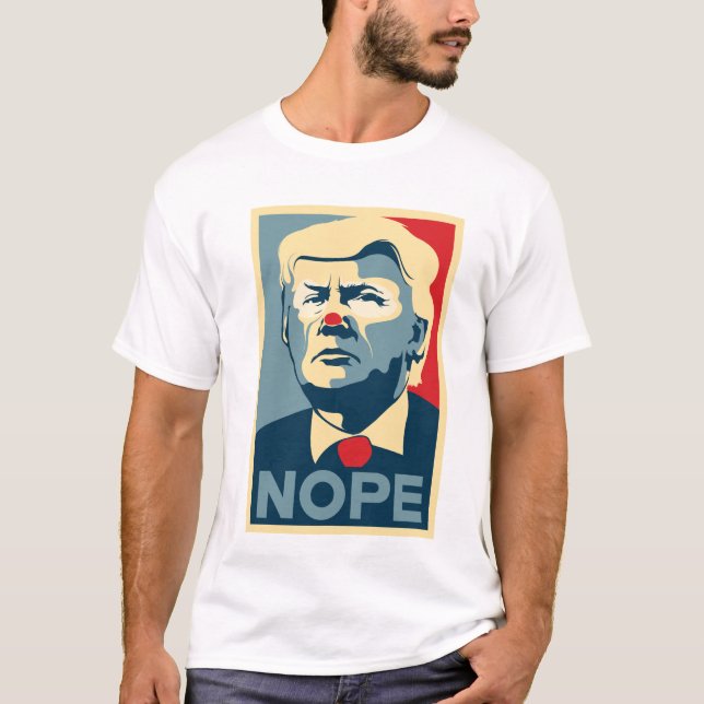 Donald Trump "NOPE" skjorta Tee (Framsida)