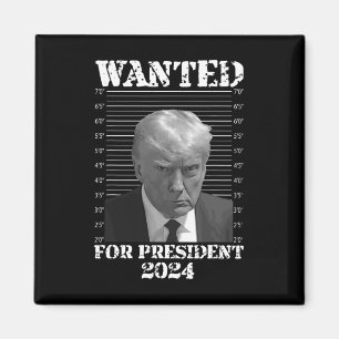 Donald Trump Not Guilty Mugg Shot 2024 ville ha p Magnet