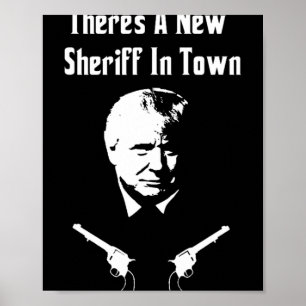 Donald Trump Ny Sheriff I Stan Poster