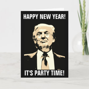 DONALD TRUMP NYA ÅR-KORT, FUNNY HELGKORT