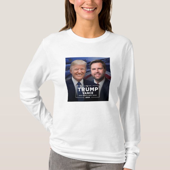 Donald Trump och JD Vance T Shirt (Framsida)