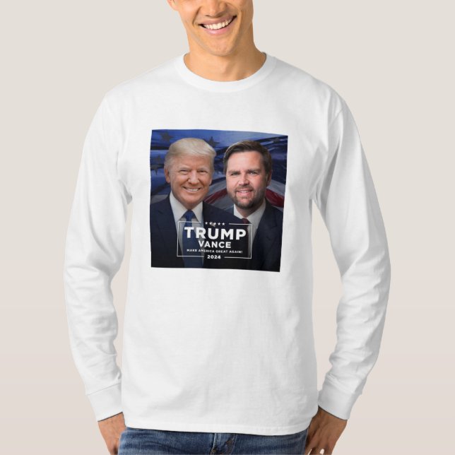 Donald Trump och JD Vance T Shirt (Framsida)