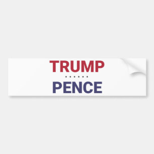 Donald Trump och Mike Pence (2020 års val i USA) Bildekal
