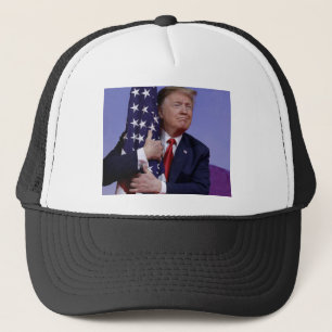 Donald Trump och US Flagga Keps