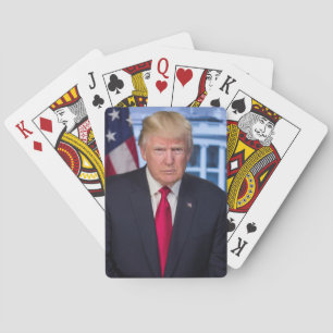Donald Trump Officiell Presidenten Porträtt Casinokort
