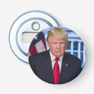 Donald Trump Officiell Presidenten Porträtt Flasköppnare