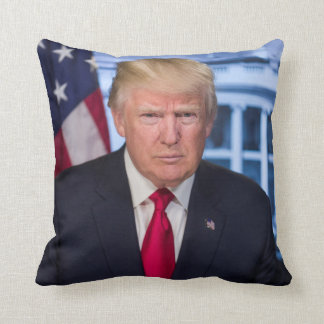 Donald Trump Officiell Presidenten Porträtt Kudde