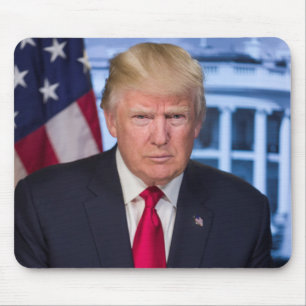 Donald Trump Officiell Presidenten Porträtt Musmatta
