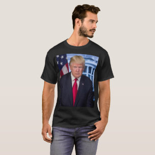 Donald Trump Officiell Presidenten Porträtt T Shirt