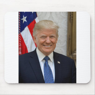 Donald Trump officiellt presidents- porträtt Musmatta