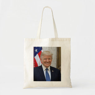 Donald Trump officiellt presidents- porträtt Tygkasse