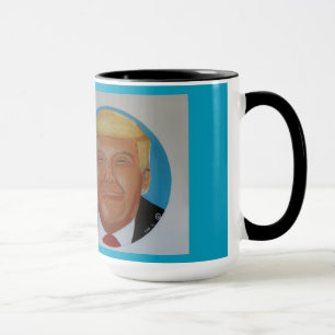 Donald Trump öppnings- högerhänt kaffekopp