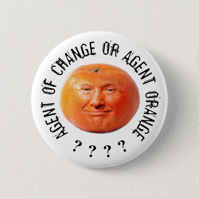 Donald Trump-Orange Knapp (Framsida)