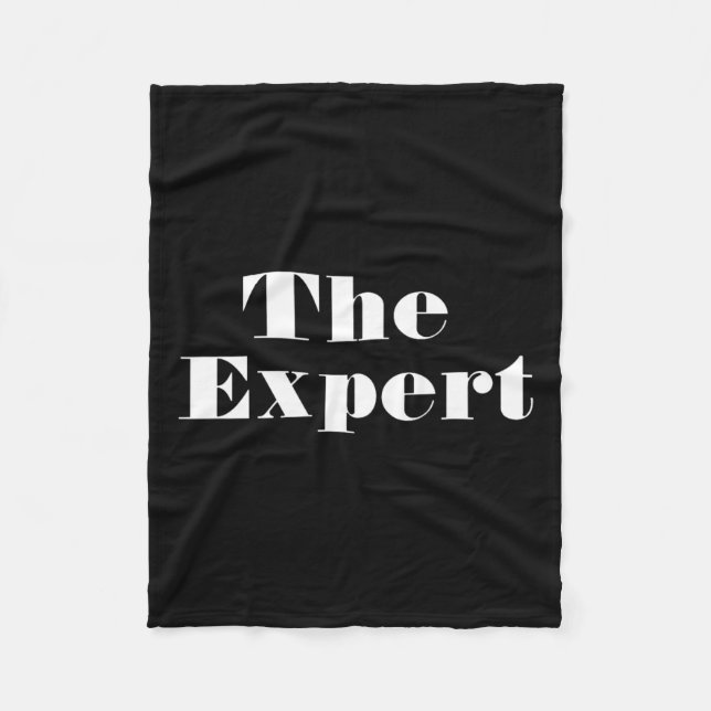 Donald Trump Ordförande Expert Funny Fleecefilt (Framsidan)