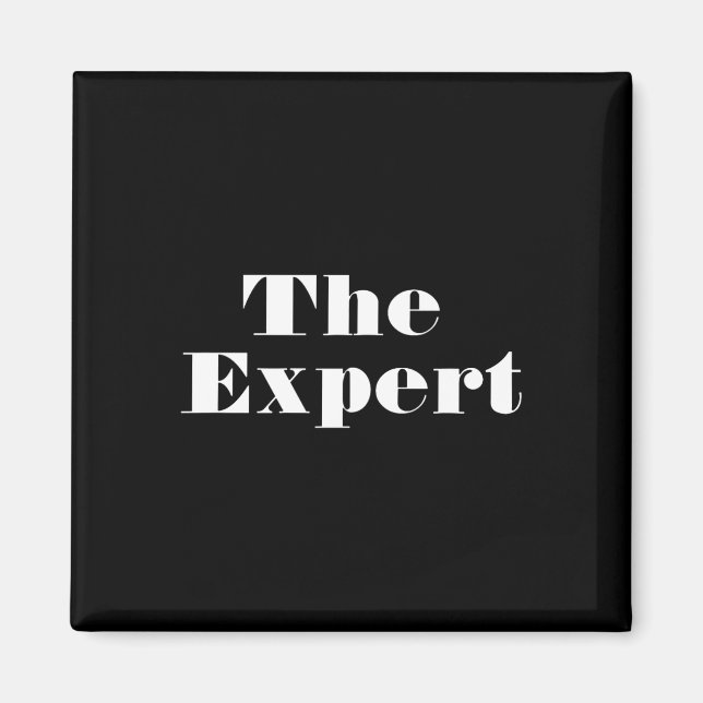 Donald Trump Ordförande Expert Funny Magnet (Framsidan)