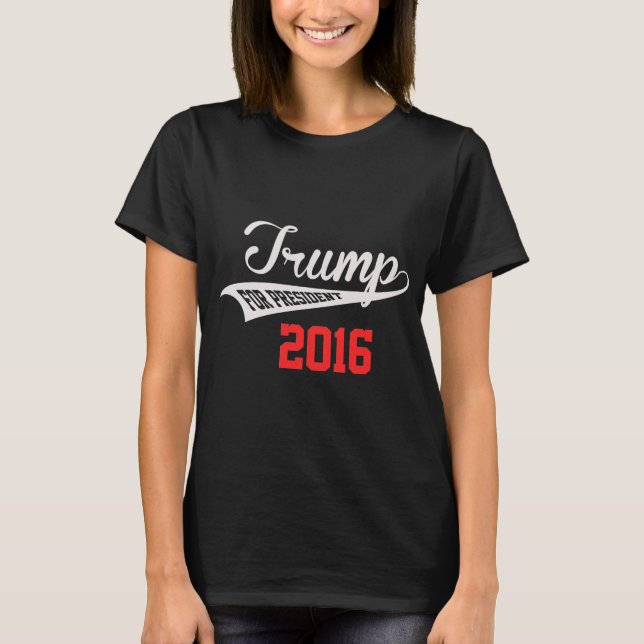 Donald Trump Ordförande Tee Shirt (Framsida)