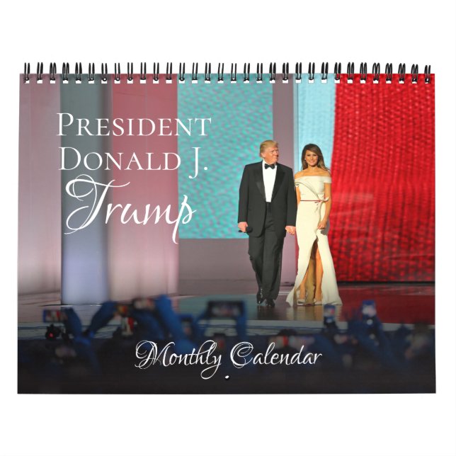 Donald Trump Ordförandeskap 2025 Månadsmur Kalender (Omslag)