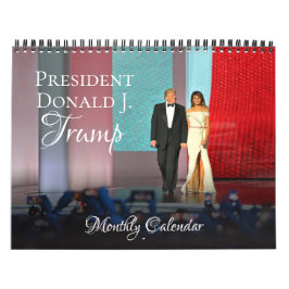 Donald Trump Ordförandeskap 2025 Månadsmur Kalender