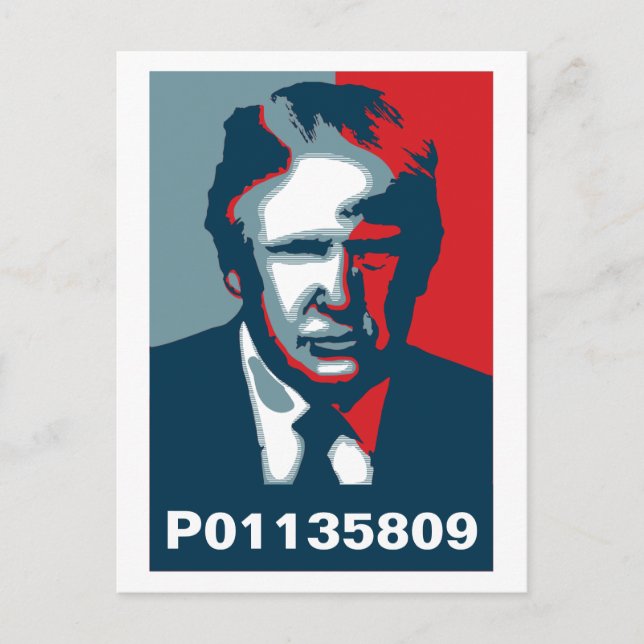 Donald Trump P01135809 Brevkort Vykort (Framsida)