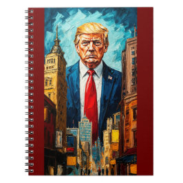 donald trump paint  anteckningsbok