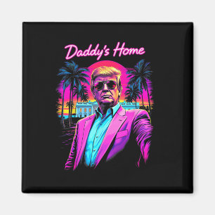 Donald Trump Pappas Hemma Roligt Meme Konst  Magnet
