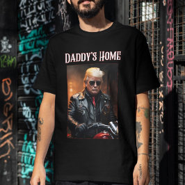 Donald Trump Pappor Home Biker Inauguration T Shirt