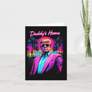 Donald Trump Pappor Home Funny Meme Art Kort