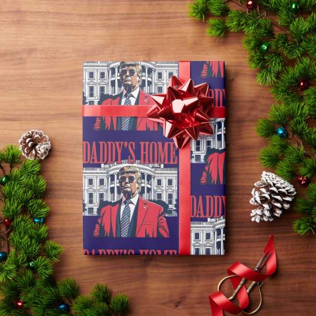 Donald Trump Pappor Home God jul Presentpapper (Julgåva)